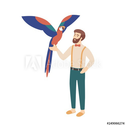 elegant,bearded,man,holding,parrot,people,pet,owner,bird,adorable,animal,avian,beard,birdie,cartoon,character,cheerful,coloured,colourful,cute,design element,domestic,domesticated,exotic,flat,friends,funny,gorgeous,guy,happy,hold,illustration,isolated,kitten,lovely,macaw,male,modern,ornithologist,ornithology,person,portrait,pretty,set,smart,smiling,racked,teaser,together,adobestock
