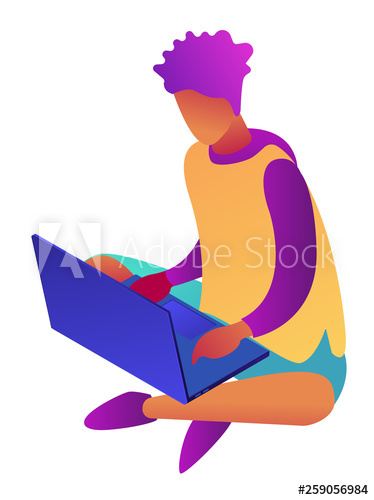 young,businessman,sitting,cross-legged,working,laptop,tiny,people,isometric,three-dimensional,illustration,work,man,vector,character,computer,technology,concept,web,business,cyberspace,network,design,communication,crossed,device,education,freelancer,social,online,male,developer,digital,leg,programmer,to sit,student,user,isolated,background,browsing,entertainment,lotus,searching,notebook,white,workplace,study,adobestock