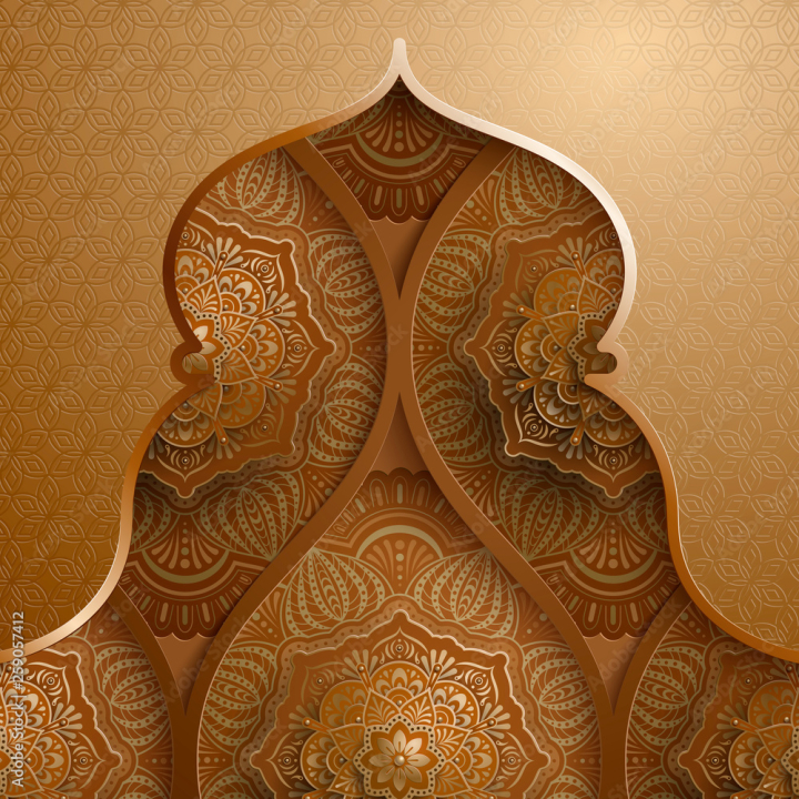 brown,wallpaper,mosque,arabesque,adhan,eid,graceful,greeting,islam,ramadan,religion,vector,background,adobestock