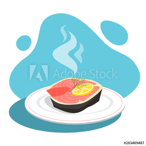 grilled,salmon,steak,plate,lemon,fish,dish,food,meal,fillet,diet,dinner,healthy,eatery,seafood,vector,delicious,eating,icon,illustration,nourishment,cooked,epicure,background,isolated,meat,menu,piece,symbol,white,grill,cookery,dill,lunch,prepared,roasted,slice,sushi,cooking,delicacy,design,festive,fresh,kitchen,object,adobestock