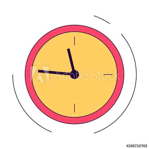 Digital clock or countdown timer. Vector time concept By