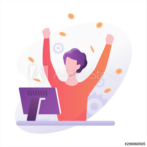 happy,freelancer,character,working,home,business,cartoon,computer,concept,design,illustration,cyberspace,money,online,vector,male,person,work,men at work,laptop,living,young,bed,tied-up,communication,creative,designer,flat,free,freedom,freelance,graphic,guy,independence,job,lifestyle,man,network,profession,relax,workplace,workspace,art,adobestock