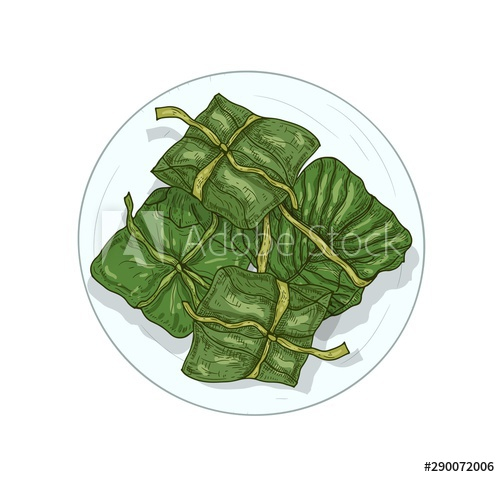 simplicity banana leaf freehand continuous drawing flat design. 12664440 PNG