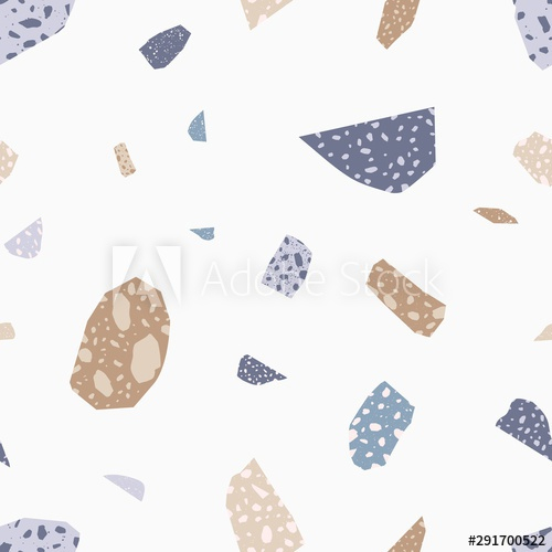 Seamless rock or stone shaped contour pattern print. High quality