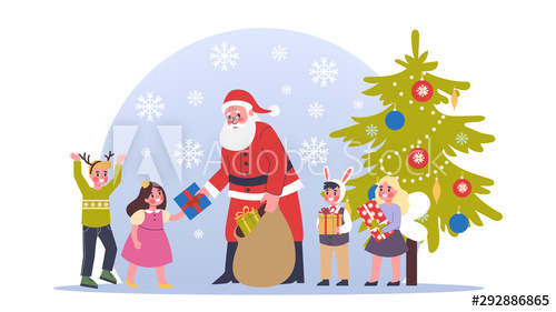 Family gathering on Christmas illustration Stock Vector Image & Art - Alamy