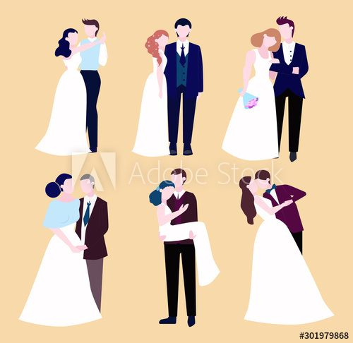 vector,couple,wedding,set,cartoon,bride,groom,marriage,love,bouquet,bridal,celebration,illustration,romantic,cute,people,dress,ceremony,female,happy,husband,man,suit,wife,woman,modern,background,beauty,graphic,happiness,nubes,isolated,married,romance,veil,white,honeymoon,invitation,hipster,fashion,holding,asian,bearded,beautiful,bow,attaching,gown,joy,pastel,smartphone,adobestock