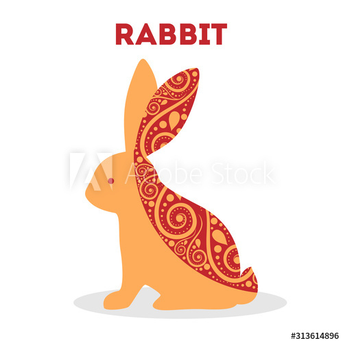 vector,illustration,traditional,chinese,zodiac,animal,rabbit,decoration,culture,art,festival,silhouette,graphic,isolated,year,idea,lunar,new,orient,religion,tradition,religious,style,shape,history,festive,historical,asian,red,retro,abstract,ancient,classic,cultural,east,eastern,artistic,ethnicity,adobestock