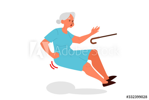 retired,woman,falling,illustration,vector,injury,person,pain,elderly,woman,old,down,fell,arm,cartoon,style,accident,isolated,fall,flat,floor,dripped,danger,concept,collection,character,caution,dangerous,burst,up,stumble,throw,bad,luck,fortune,crash,icon,signs,symbol,slip,setback,colours,flop,senior,retirement,grandmother,grandmother,dizziness,cane,adobestock