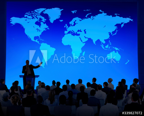 business,meeting,earth,map,background,global,achievement,audience,backlit,blue,businessman,businesswoman,communication,community,conference,crowd,discussion,female,illustration,information,job,leader,listening,man,occupation,office,organisation,people,plan,planning,presentation,professional occupation,seminar,silhouette,social,speaker,speech,success,team,teamwork,togetherness,oneness,world map,adobestock