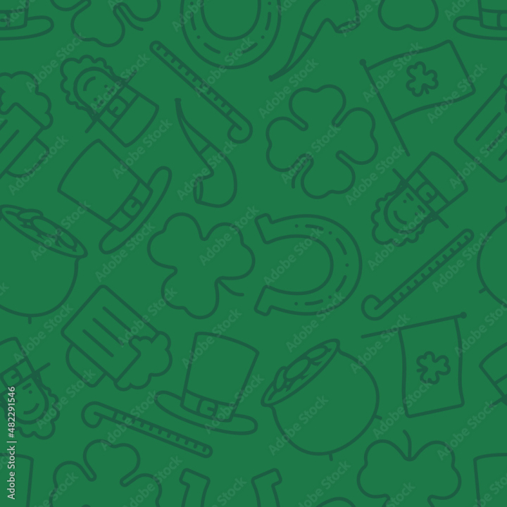 St. Patricks Day Tie Dye Seamless Pattern – MBH Seamless Designs
