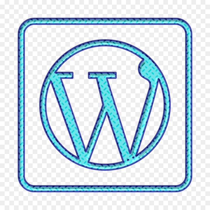 blog icon,journal icon,logo icon,standalone icon,wordpress icon,aqua,turquoise,line,electric blue,symbol,png