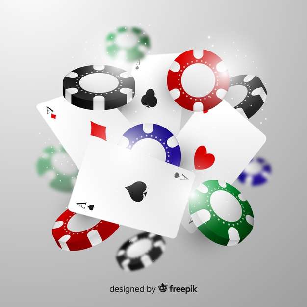 Free Vector  Realistic casino background