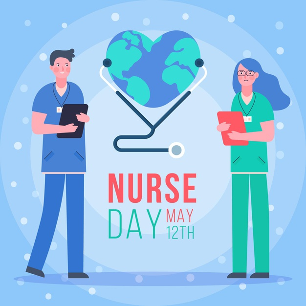 nurse day,nursing,heartbeat,day,international,protection,professional,nurse,help,healthy,illustration,creative,medicine,health,doctor,medical