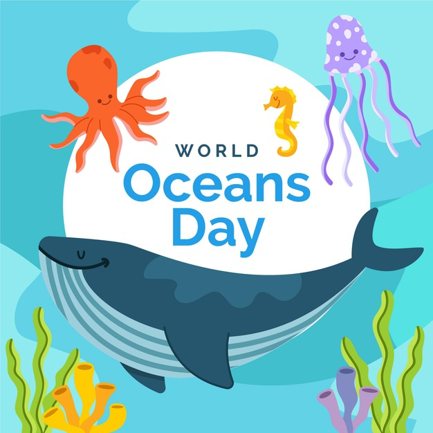Drawing contest at Tarifas schools for world oceans day