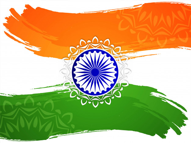 Free: Indian flag theme republic day background Free Vector 