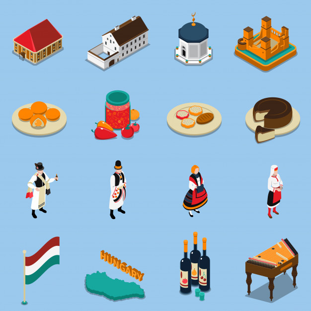 strudel,hungarian,touristic,fortress,hungary,national,budapest,cuisine,set,spicy,collection,object,costume,landmark,pepper,dish,traditional,culture,europe,symbol,tourism,decorative,emblem,elements,castle,drink,architecture,isometric,game,3d,icons,wine,flag,cake,map,building,design,travel,people,food