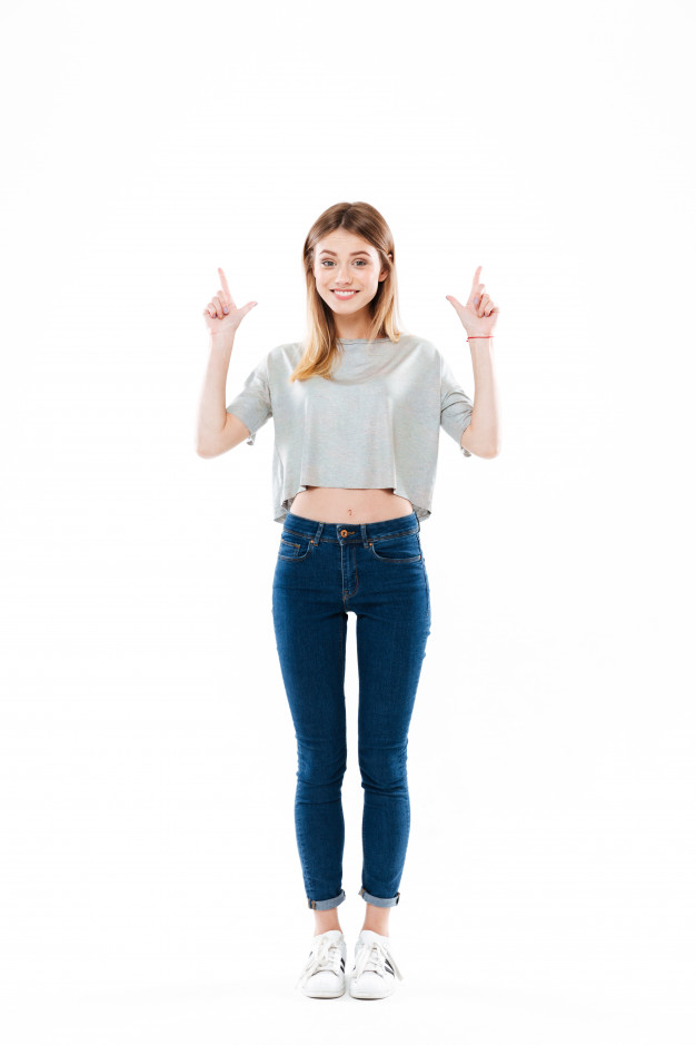displaying,gesturing,copyspace,showing,presenting,attractive,cheerful,casual,excited,empty,standing,looking,pointing,smiling,pretty,adult,gesture,arm,portrait,expression,beautiful,young,female,finger,product,person,happy,smile,cute,student,beauty,woman,hand,people