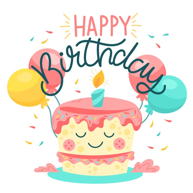 Free: Happy birthday illustration concept Free Vector - nohat.cc