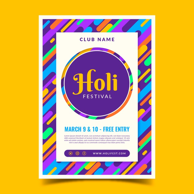 ready to print,festivity,multicolored,ready,tradition,colourful,traditional,holi,print,celebrate,flat design,flat,holiday,festival,colorful,celebration,template,design,poster,flyer