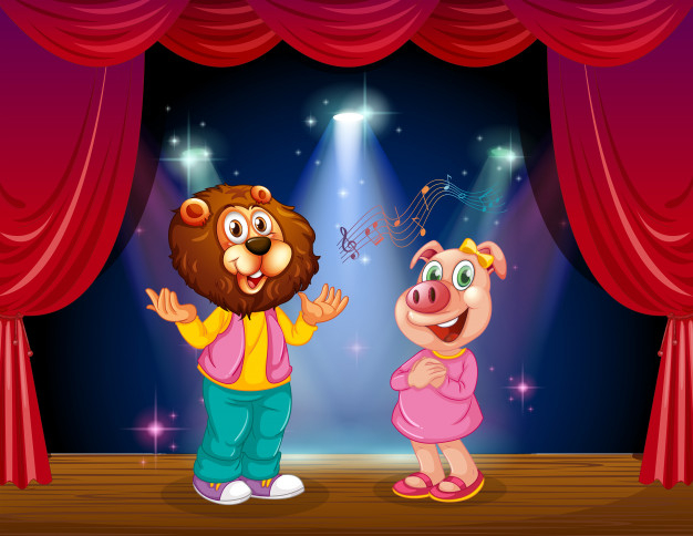 limelight,certain,perform,clipart,musical,clip,performance,entertainment,picture,show,theater,concert,sound,drawing,stage,pig,event,lion,presentation,art,animal,cartoon,character,light,party,music