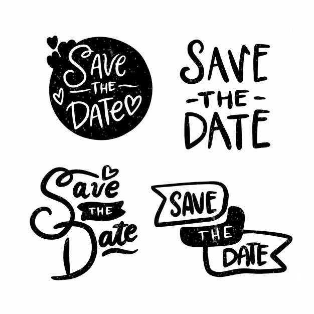 free-various-lettering-for-save-the-date-free-vector-nohat-cc