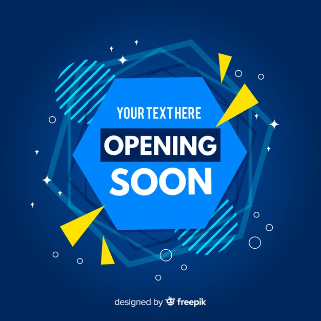Grand opening design template with ribbon Vector Image