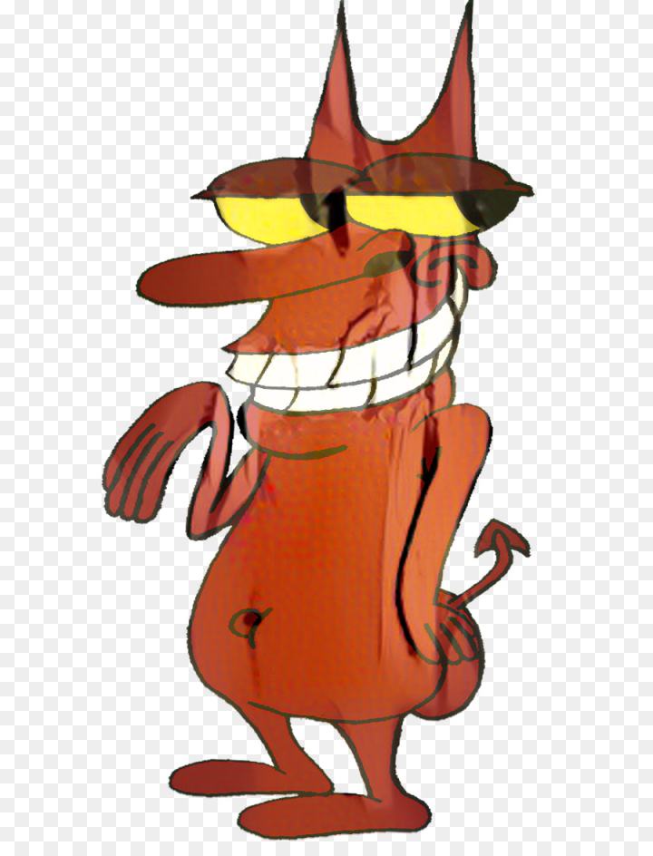 red guy,chicken,art, cartoon,television,red cow,character,artist,cow and chicken,charlie adler,i am weasel,fictional character,tail,png