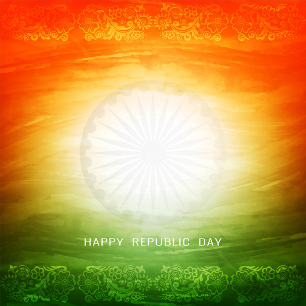 Free: Beautiful tricolor indian flag theme background Free Vector 