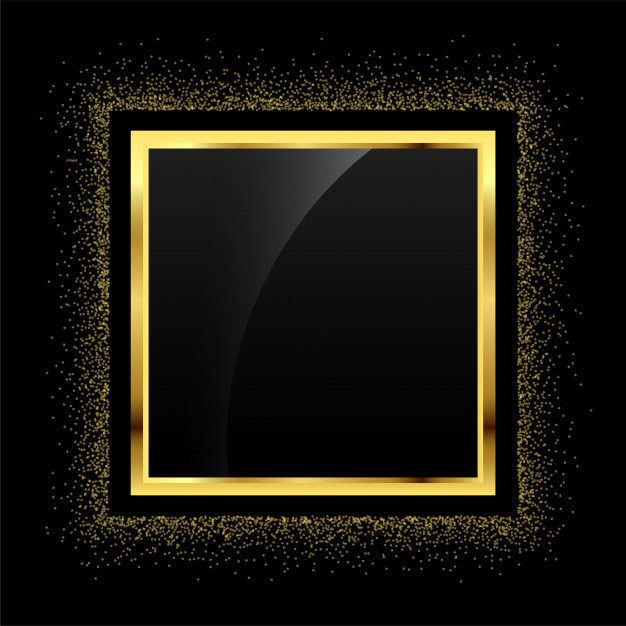 polished,empty,reflection,glossy,blank,shiny,particles,dark,element,premium,symbol,round,app,sparkle,glass,golden,shape,sign,square,metal,glitter,black,luxury,button,gold,label,frame,background