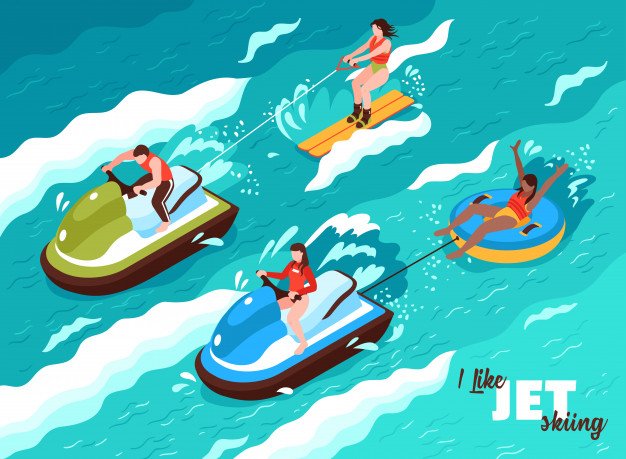 Free Vector  Water sport set