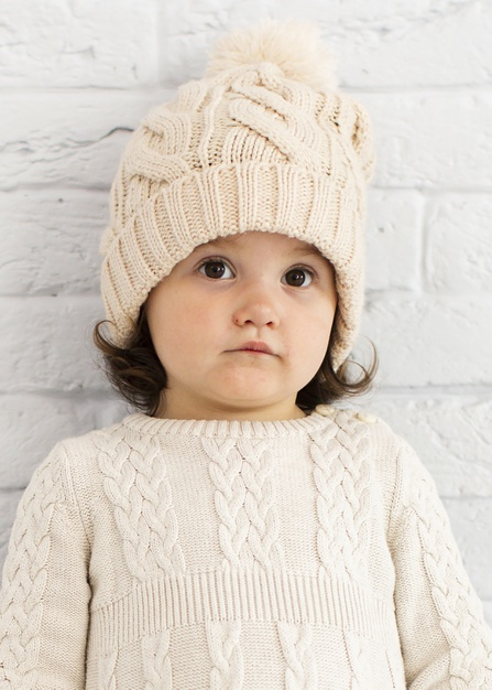 Free: Adorable little girl winter dressed Free Photo - nohat.cc