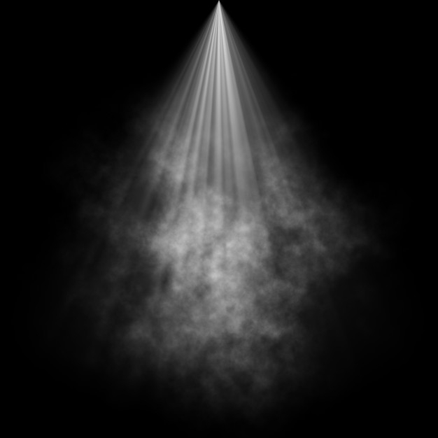 Free: Black background with smoke in spotlight Free Photo 
