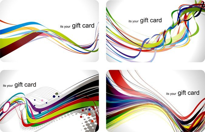 cards,gift cards,scenic spots,throat lines,wavy lines,com365psd