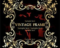 background,black,frame,gold,red,vintage,com365psd