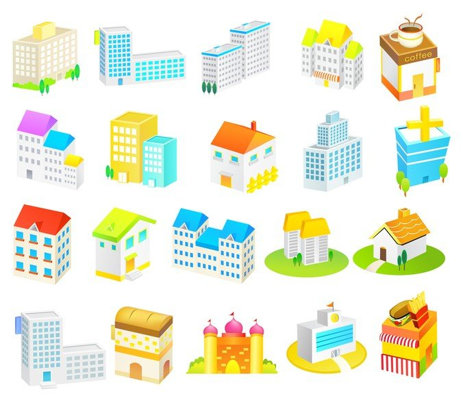 amusement parks,apartments,apple,building,buses,cars,cartoon,cartoons,clouds,construction,fort,hou that,house,icon,map,road,school buildings,schools,silver dao,sun,their homes,traffic lights,trees,trucks,ya chairs,com365psd