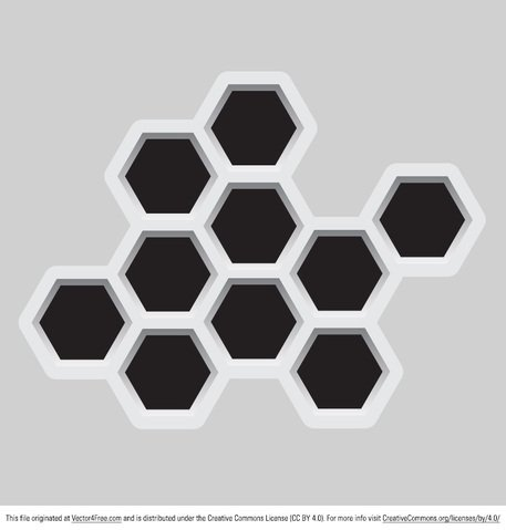 hexagon vector,hexagonal vector,hexagon icon,hexagon logo,abstract hexagon,holes,punched,com365psd