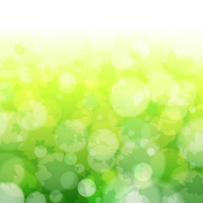 Free: Green Blurry Nature Background with Bokeh Bubbles 