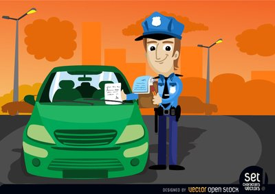 traffic,police,checking,document,vehicle,car,standing,beside,road,city,street,silhouette,buildings,background,profession,policemen,career,character,job,young,cartoon,hardworking,documents,driving license,check,uniform,boot,hat,occupation,transportation,artwork,comic,parked,policeman,cop,officer,com365psd