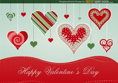 hearts,romance,love,hanging,decorative,valentines,valentine&#39;s,swirls,card,set,icon,com365psd