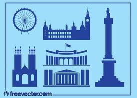 silhouette,silhouettes,london,uk,landmarks,monuments,monument,england,britain,london eye,ferris wheel,admiralty arch,trafalgar square,com365psd
