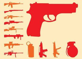 war,silhouettes,guns,shoot,weaponry,weapons,automatic rifle,rifle,sniper rifle,handgun,firearms,grenades,com365psd