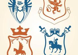 heraldry,crowns,shields,king,queen,heraldic,royal,weapons,griffin,swords,pegasus,horseman,blazons,knights,coats of arms,com365psd