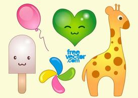 heart,toys,animal,windmill,kids,giraffe,balloon,children,ice cream,comic,play,cartoons,childhood,com365psd
