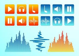 icon,buttons,lines,music,symbol,speaker,play,sound,headphones,audio,musical,waves,pause,levels,com365psd