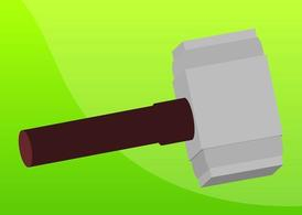 medieval,icon,ancient,tool,weapon,wood,stone,thor,wooden,arms,viking,stylized,handle,hammer vector,com365psd