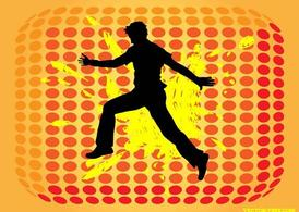 human,splatters,paint,stains,jump,dots,man,people,energy,male,boy,joy,energetic,jumping,man silhouette,com365psd
