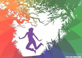 trees,plants,happy,girl,colorful,energy,leisure,outdoors,colors,future,spectrum,weekend,luck,happiness,progress,com365psd