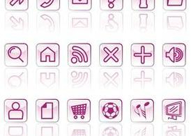 icon,camera,arrows,globe,symbol,lock,rss,television,football,music notes,shopping cart,speech balloon,com365psd