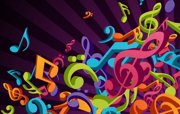 3d music abstract wallpapers