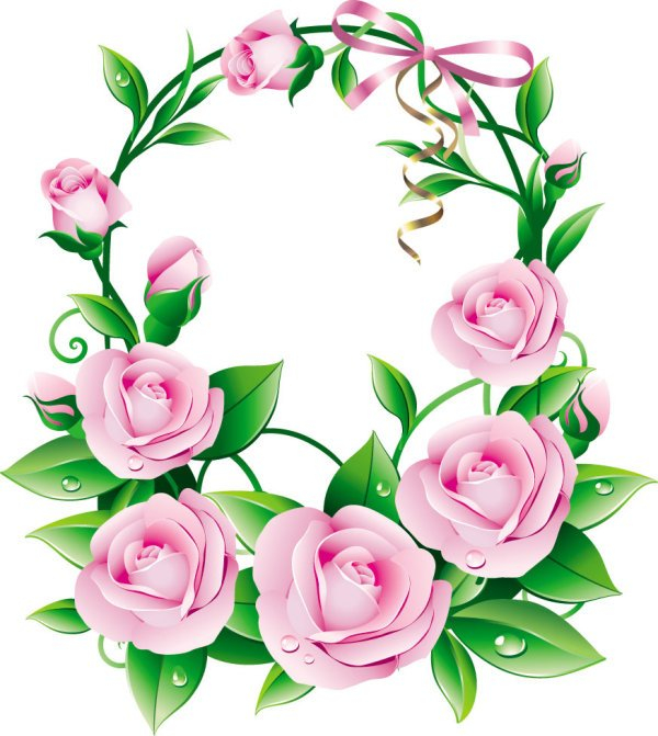 beautiful,fresh flowers,flowers,lace,wreaths,rose,com365psd